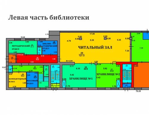 Центральная библиотека карта